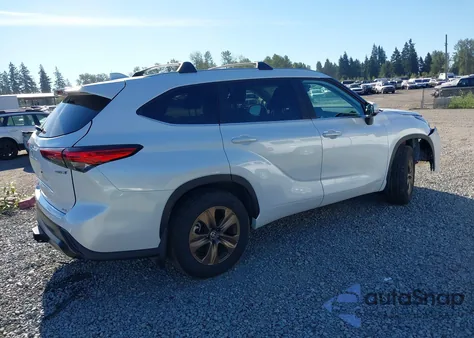 2023 Toyota Highlander Hybrid Xle Bronze from USA, damaged, VIN 5TDABRCH3PS587614